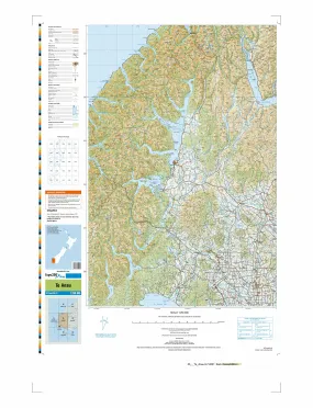 25 - Te Anau Topo250 map