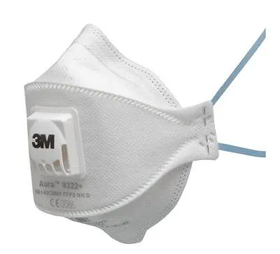 3M™ Particulate Flat Fold Respirator 9322  P2, (Box 10) XA010017854