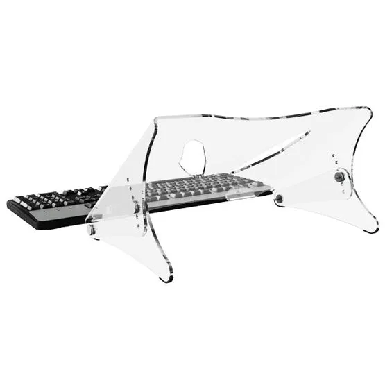 Acrylic Adjustable Laptop Stand and Document Holder