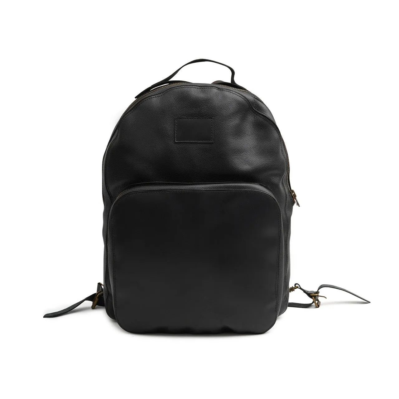 Authentic Black Leather Backpack | Leather Laptop Backpack