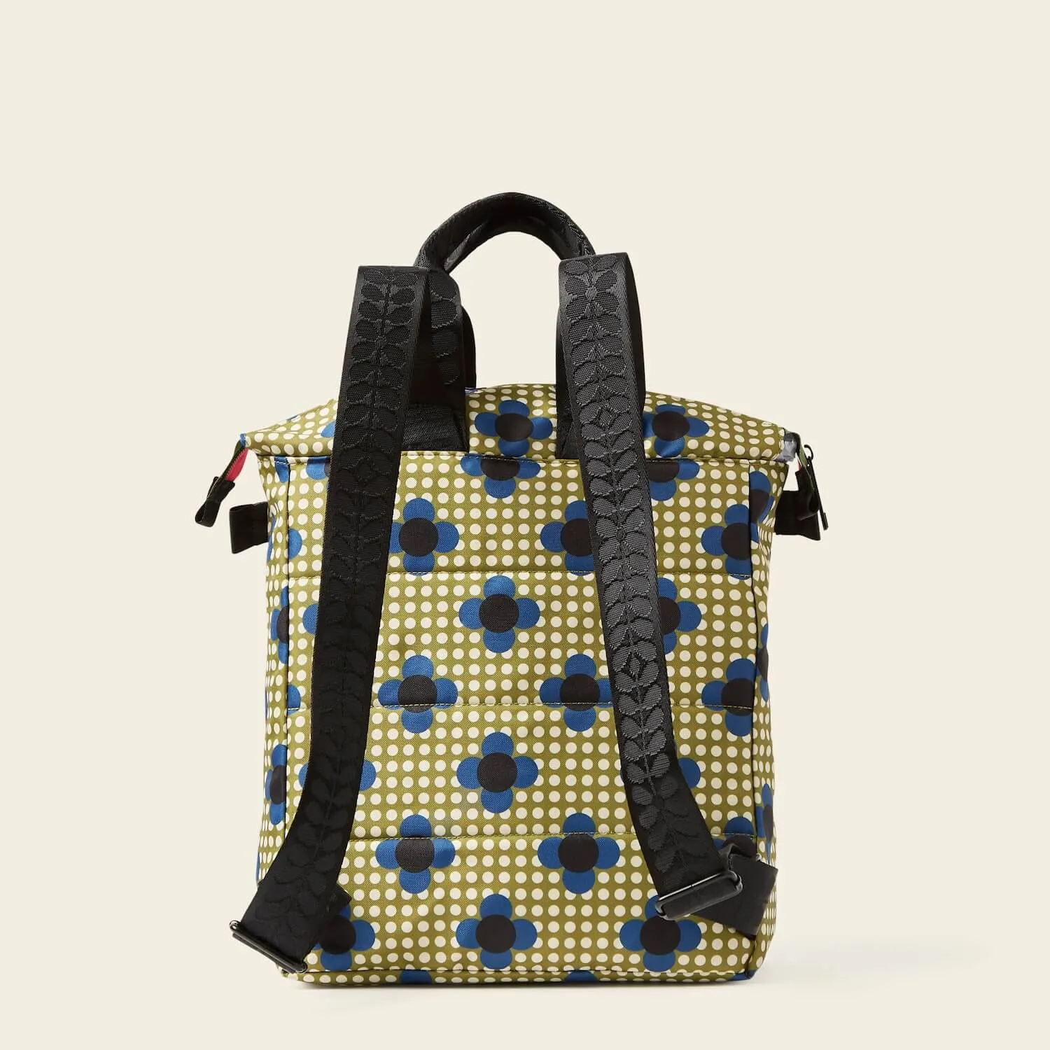 Axis Medium Backpack - Flower Polka Dot Olive