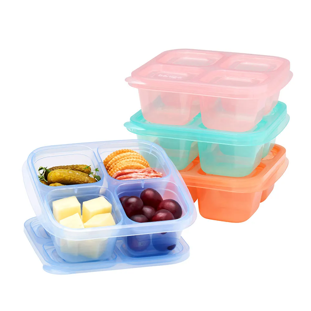 Bentgo Easyboxes 4-Compartment Snack Containers 8-Piece Set