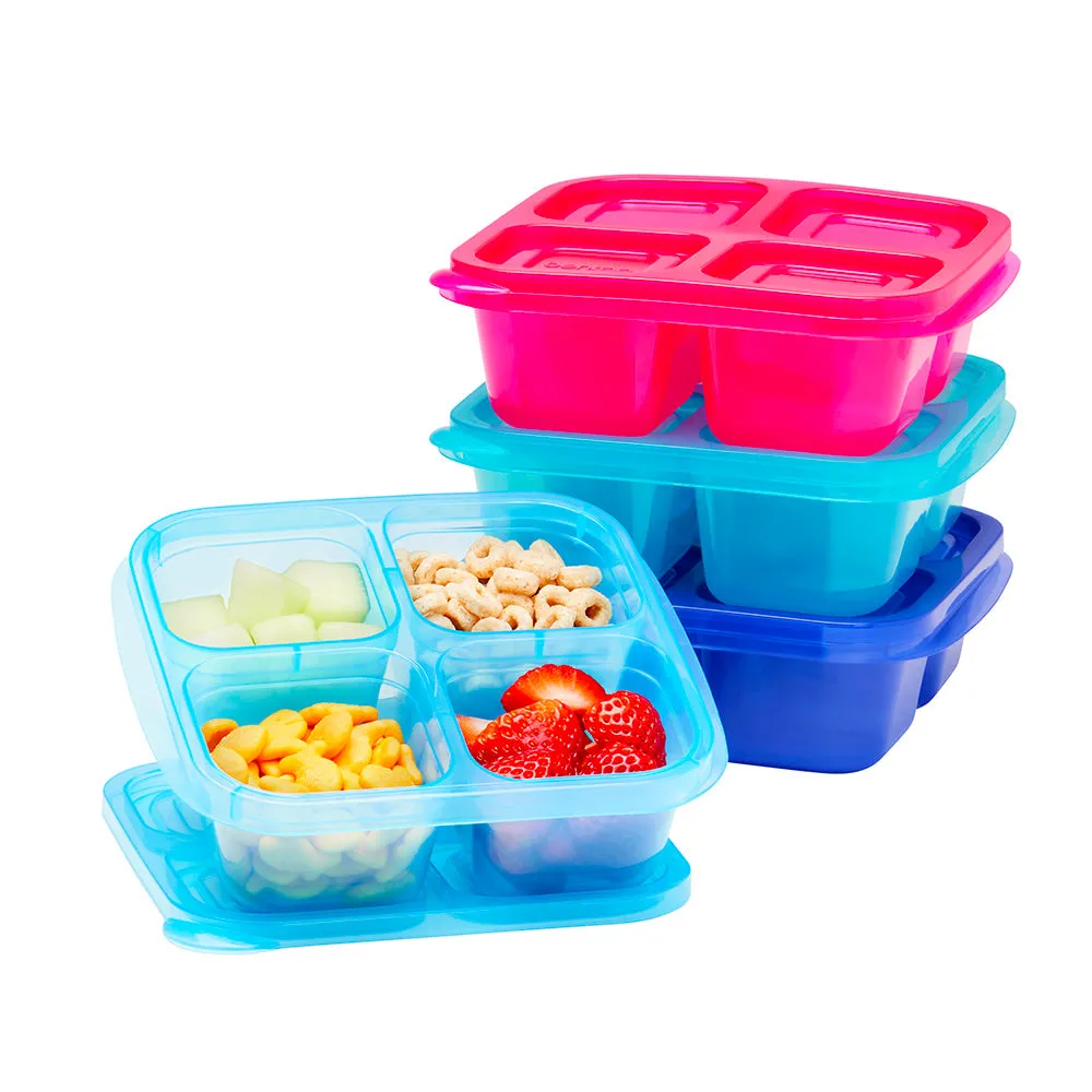 Bentgo Easyboxes 4-Compartment Snack Containers 8-Piece Set