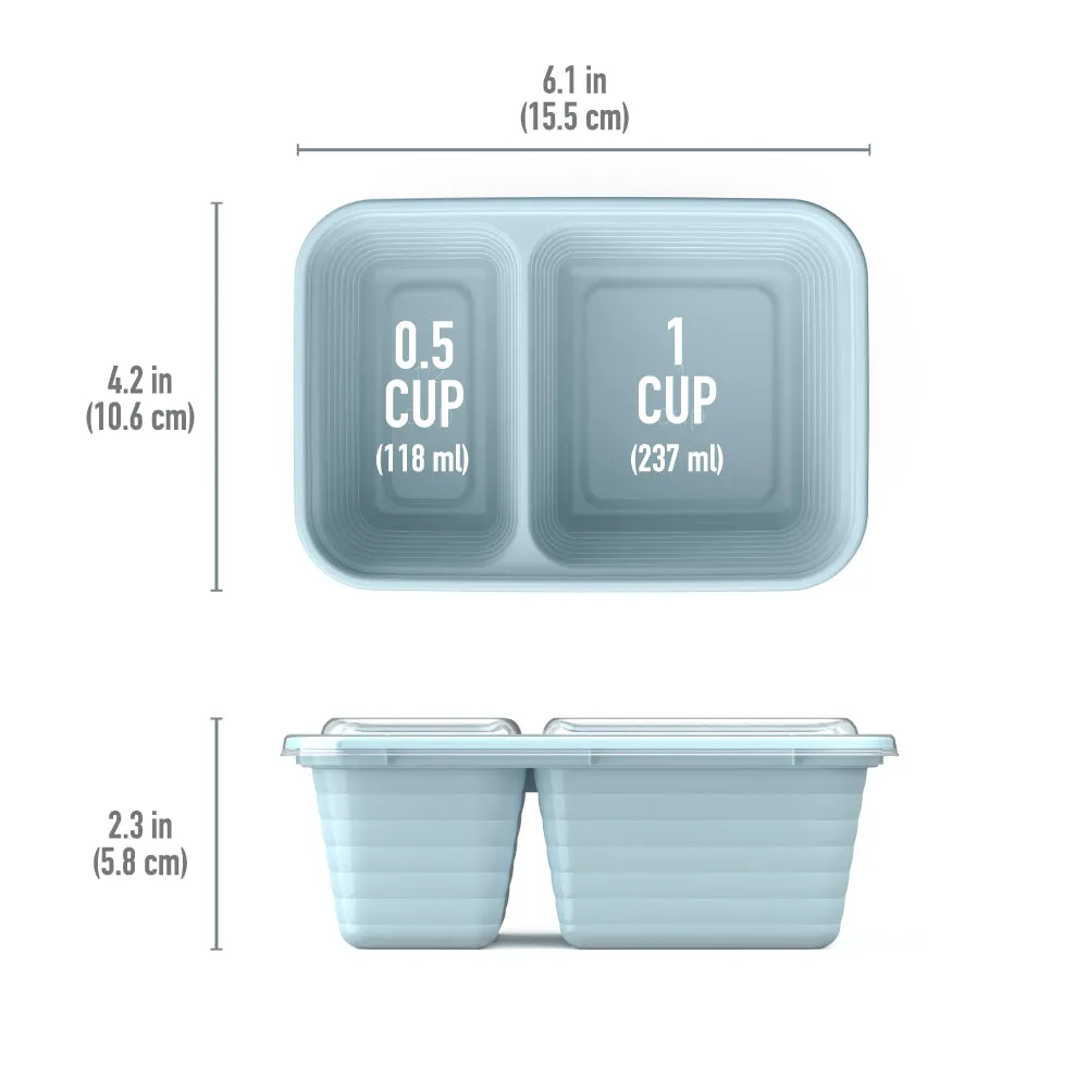 Bentgo Prep 2-Compartment Snack Containers