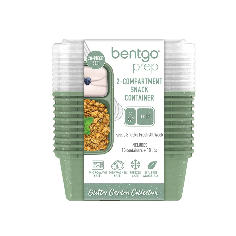 Bentgo Prep 2-Compartment Snack Containers