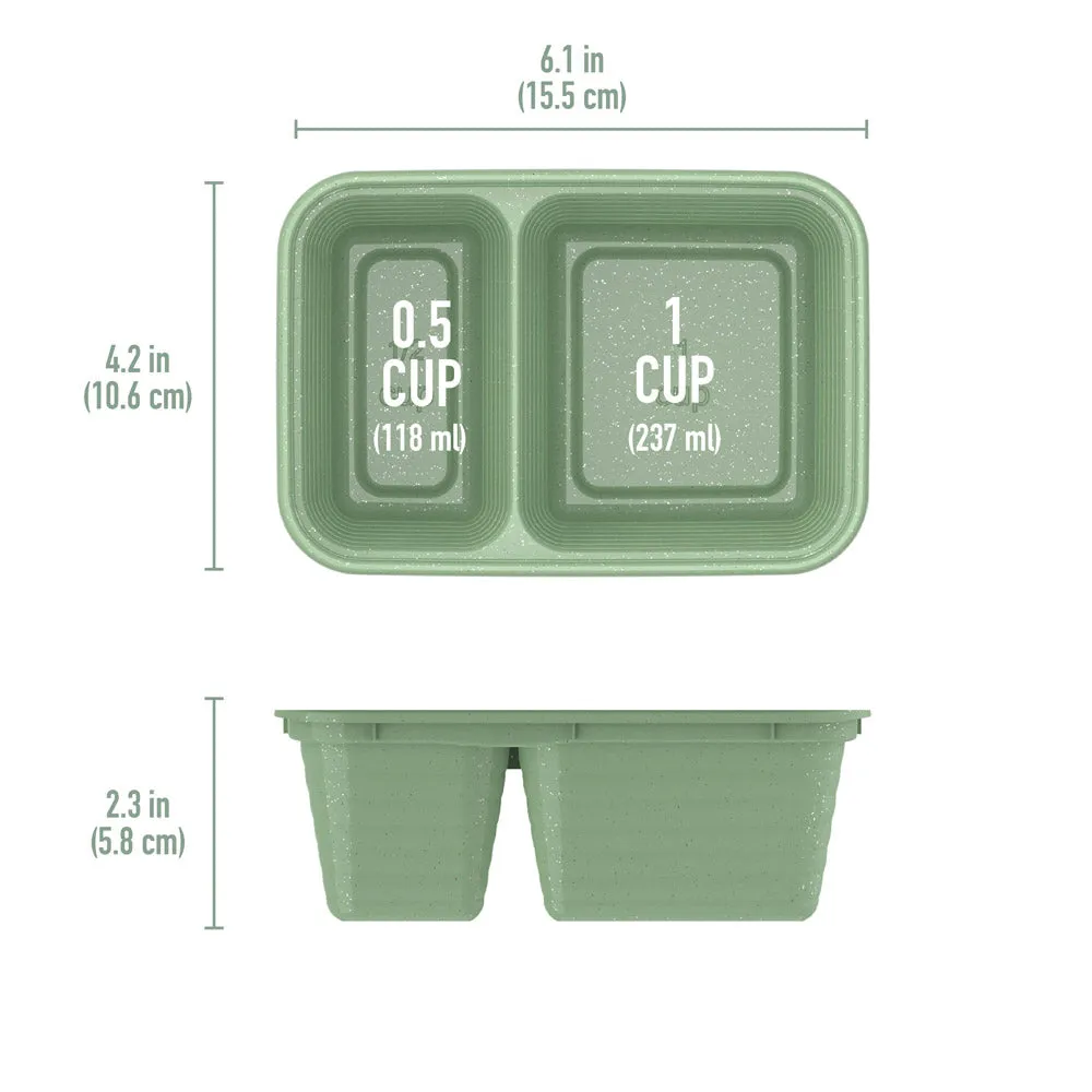 Bentgo Prep 2-Compartment Snack Containers