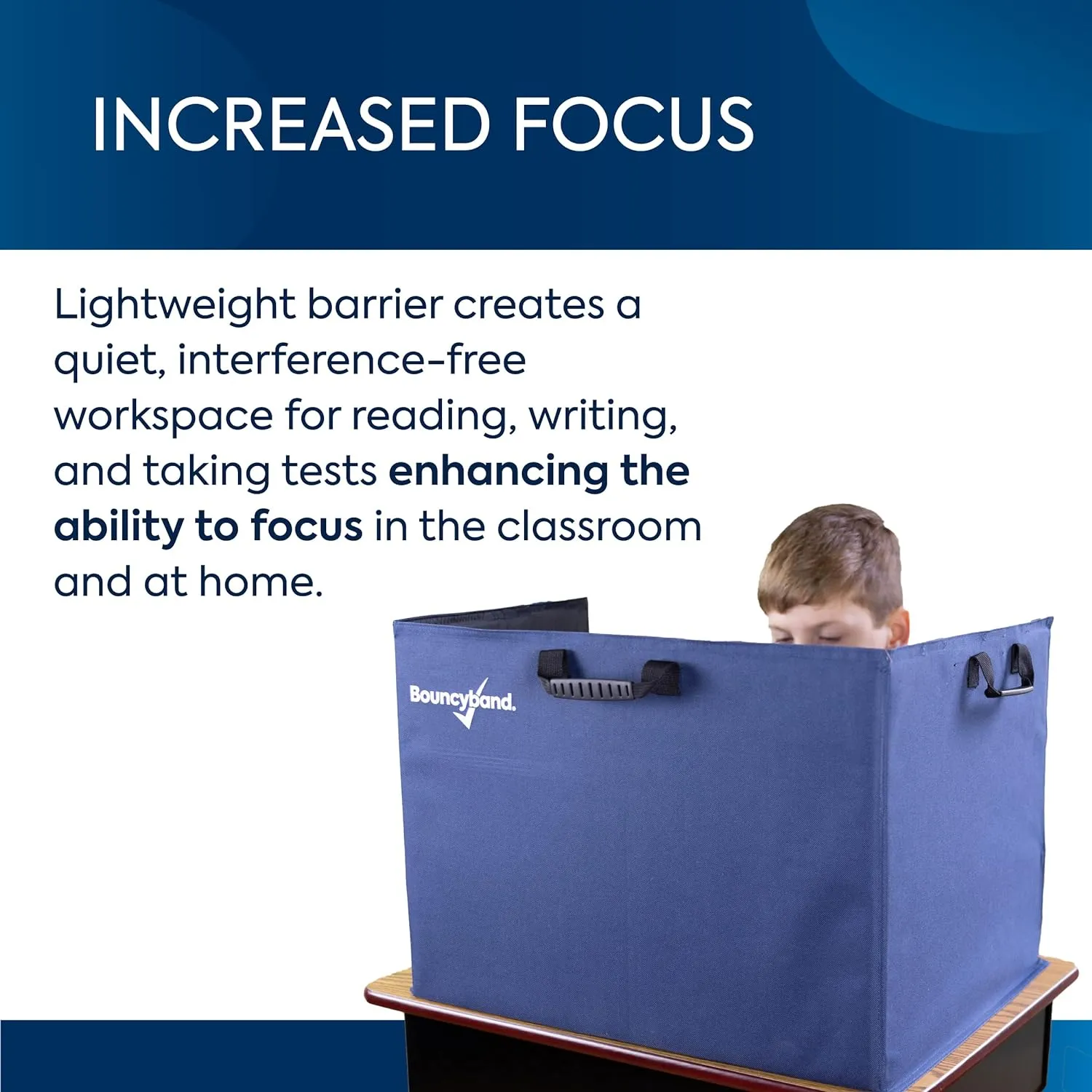 Bouncyband Portable Study Privacy Partition