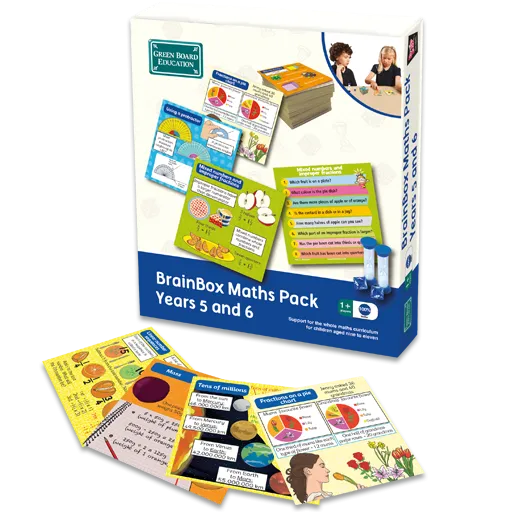 BrainBox Maths Pack Years 5 and 6 (Ages 9 - 11)