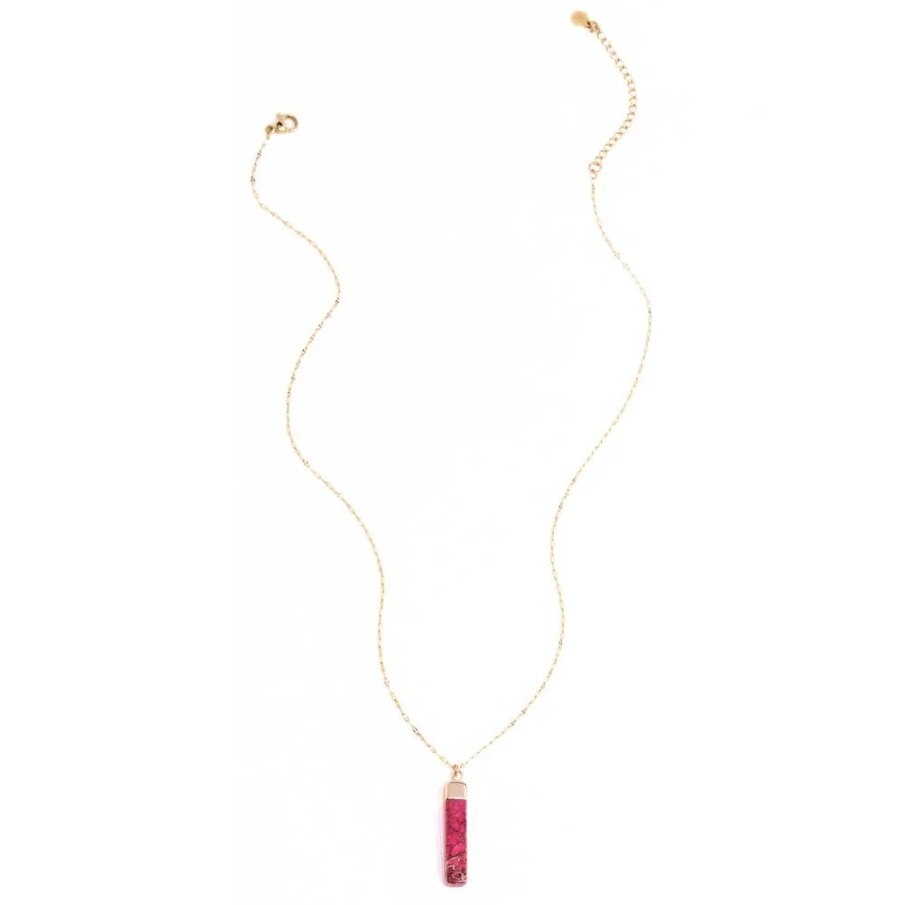 Brayden Scarlet Pendant Necklace