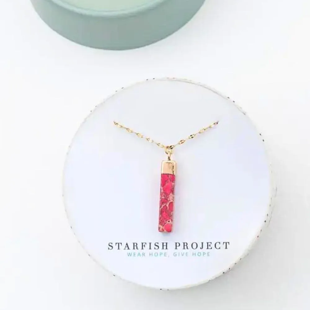 Brayden Scarlet Pendant Necklace