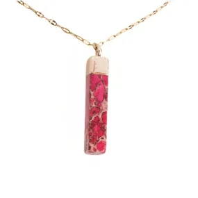 Brayden Scarlet Pendant Necklace