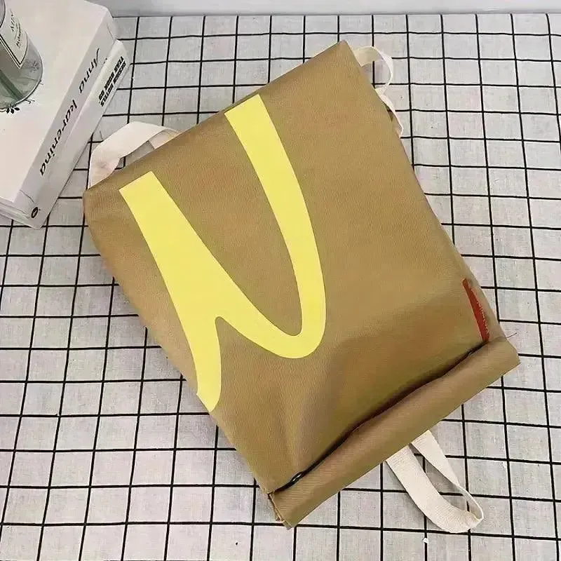 Cute McDonald's Vintage Canvas Backpack