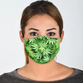 Dank Master Green Leaf Face Mask