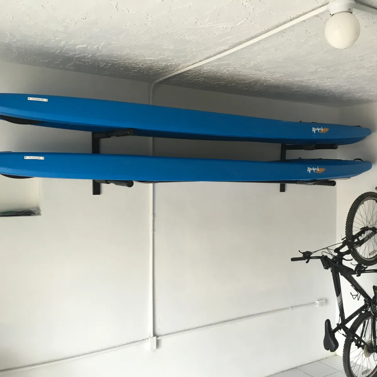 Double SUP & Longboard Paddleboard Wall Storage Rack