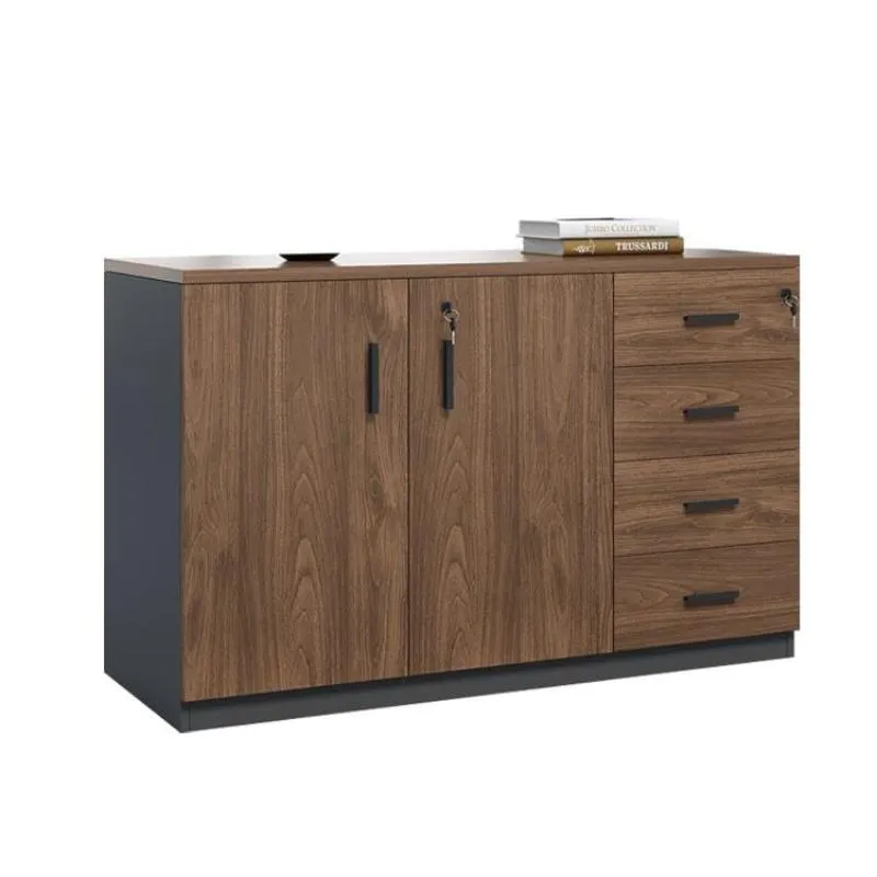 Durable Large Wooden Office File Cabinet with Drawers and Locks CWG-K062