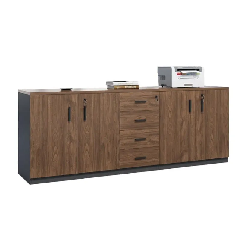 Durable Large Wooden Office File Cabinet with Drawers and Locks CWG-K062