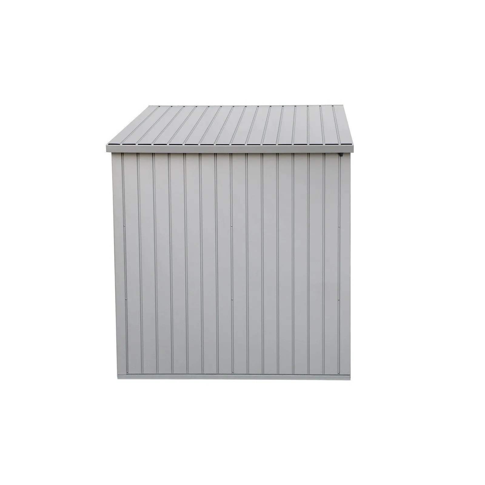 Duramax 6ft x 5ft Palladium Premier Metal Shed - Light Gray