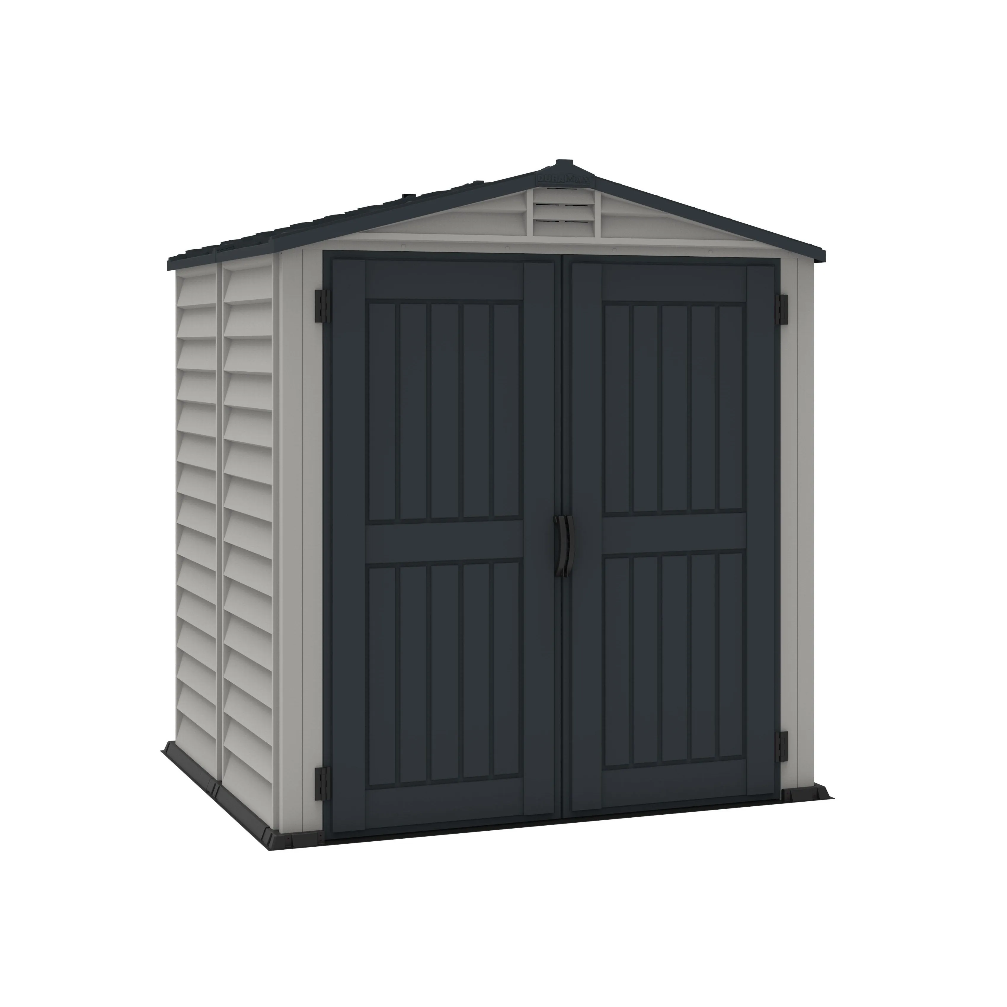 DuraMax Plus 6ft x6ft Storemate Vinyl Shed with Molded Floor