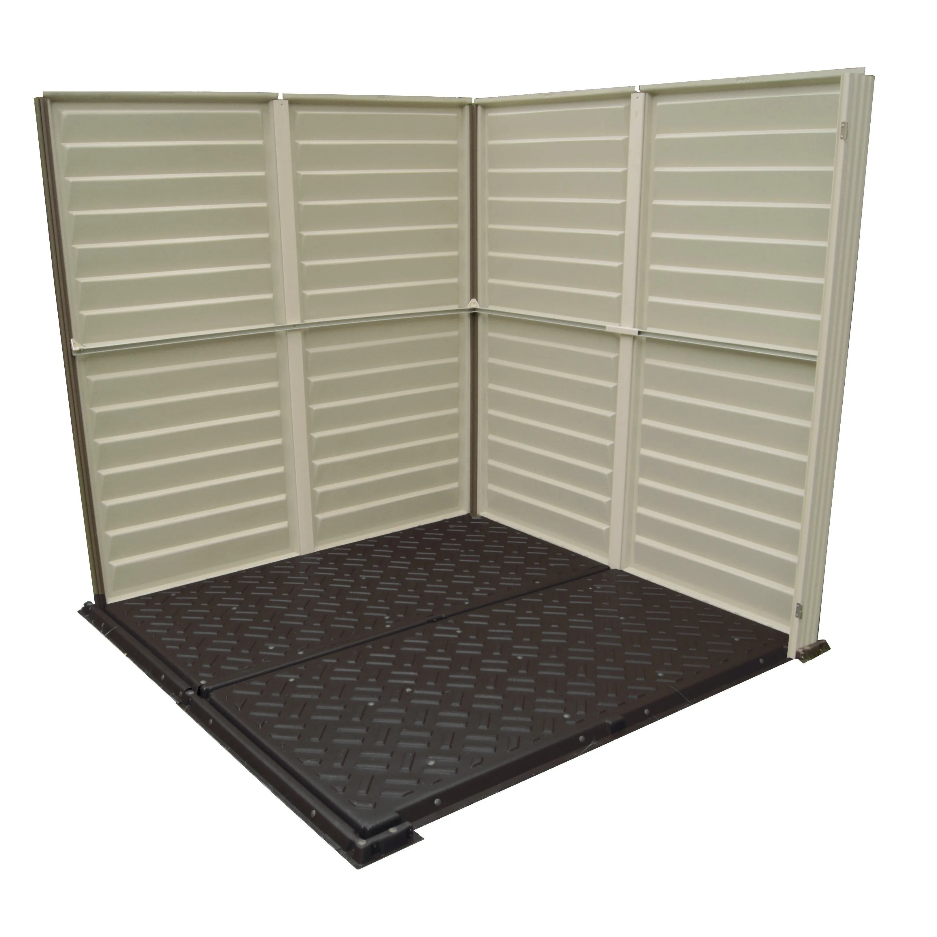 DuraMax Plus 6ft x6ft Storemate Vinyl Shed with Molded Floor