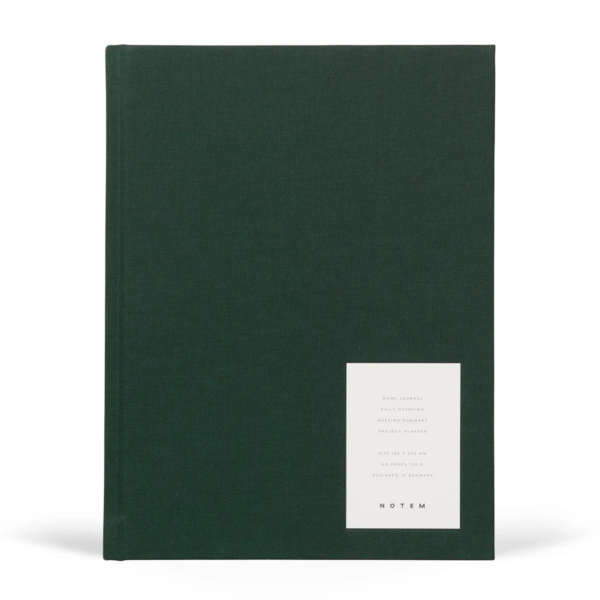 Even Work Journal, Large - Dark Green