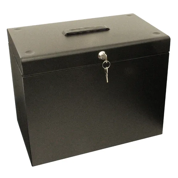 File Box with 5 Suspension Files - Made in Britain