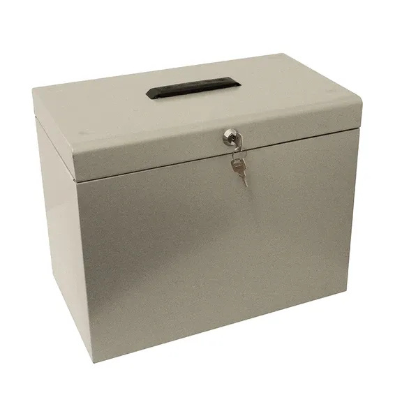 File Box with 5 Suspension Files - Made in Britain