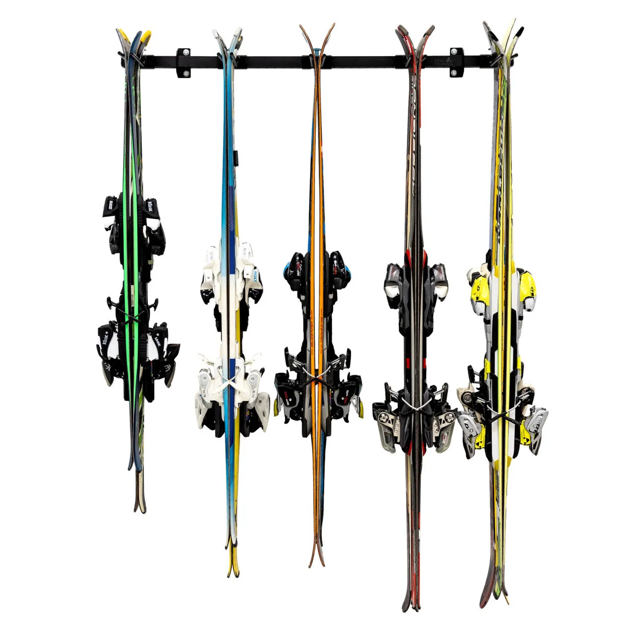 G-Ski | Adjustable Wall Storage System | Holds 10 Pairs of Skis