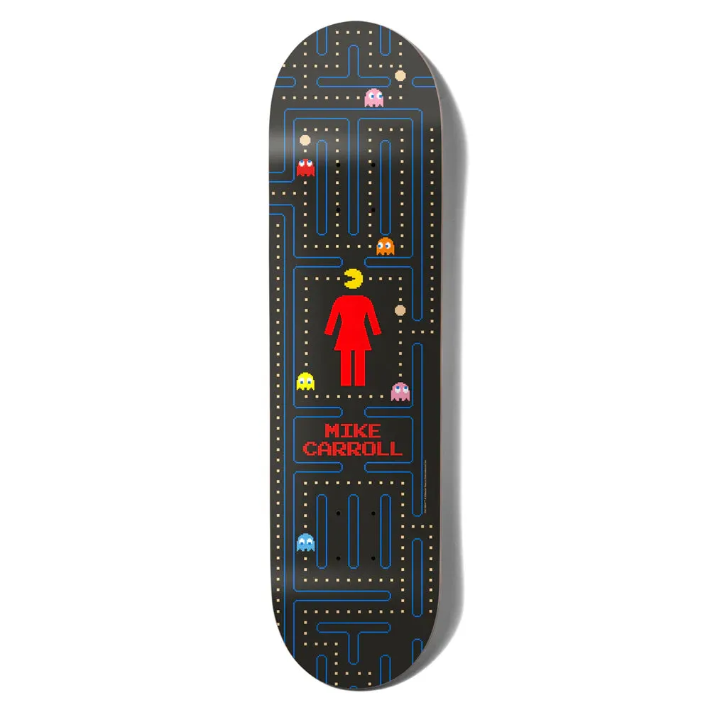 Girl Carroll Pac-Man Skateboard Deck - 8.5"