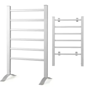 Giving Tree Premium Electric Heated Towel Rack, Towel Warmer & 6 Stainless Steel Bars