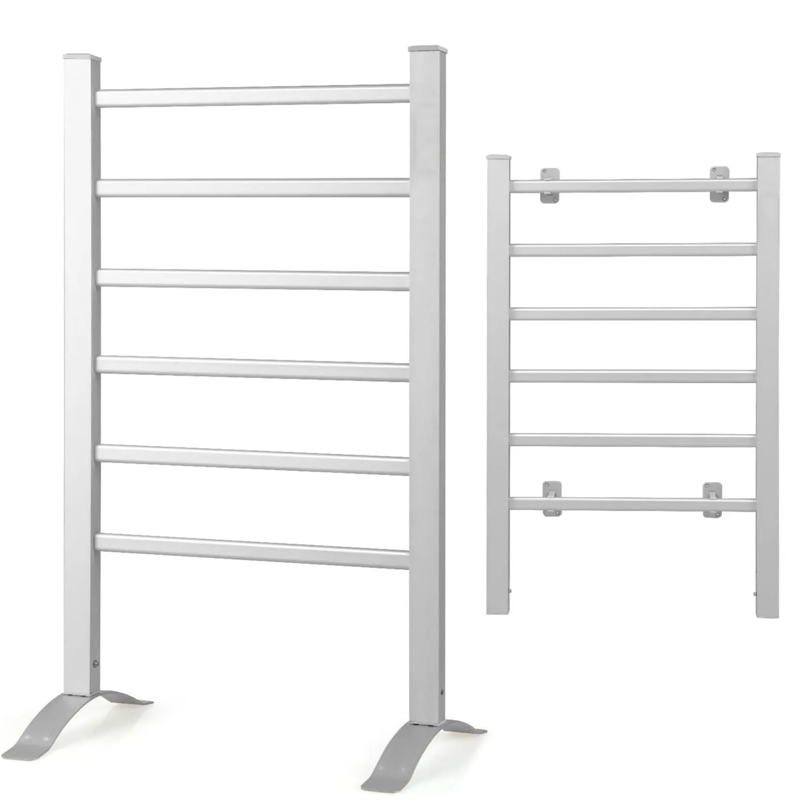 Giving Tree Premium Electric Heated Towel Rack, Towel Warmer & 6 Stainless Steel Bars