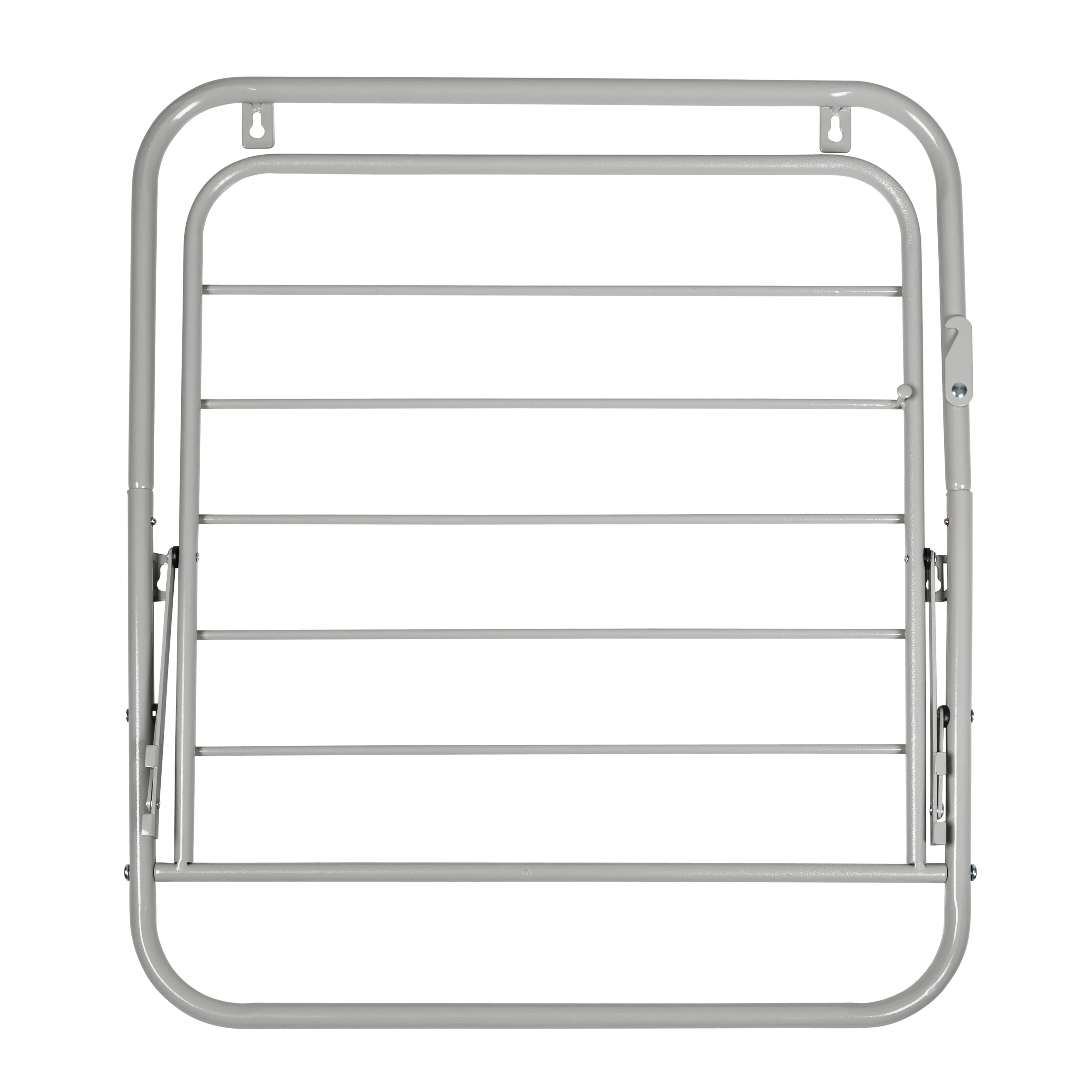 Gray Over-the-Door or Wall Mount Folding Drying Rack