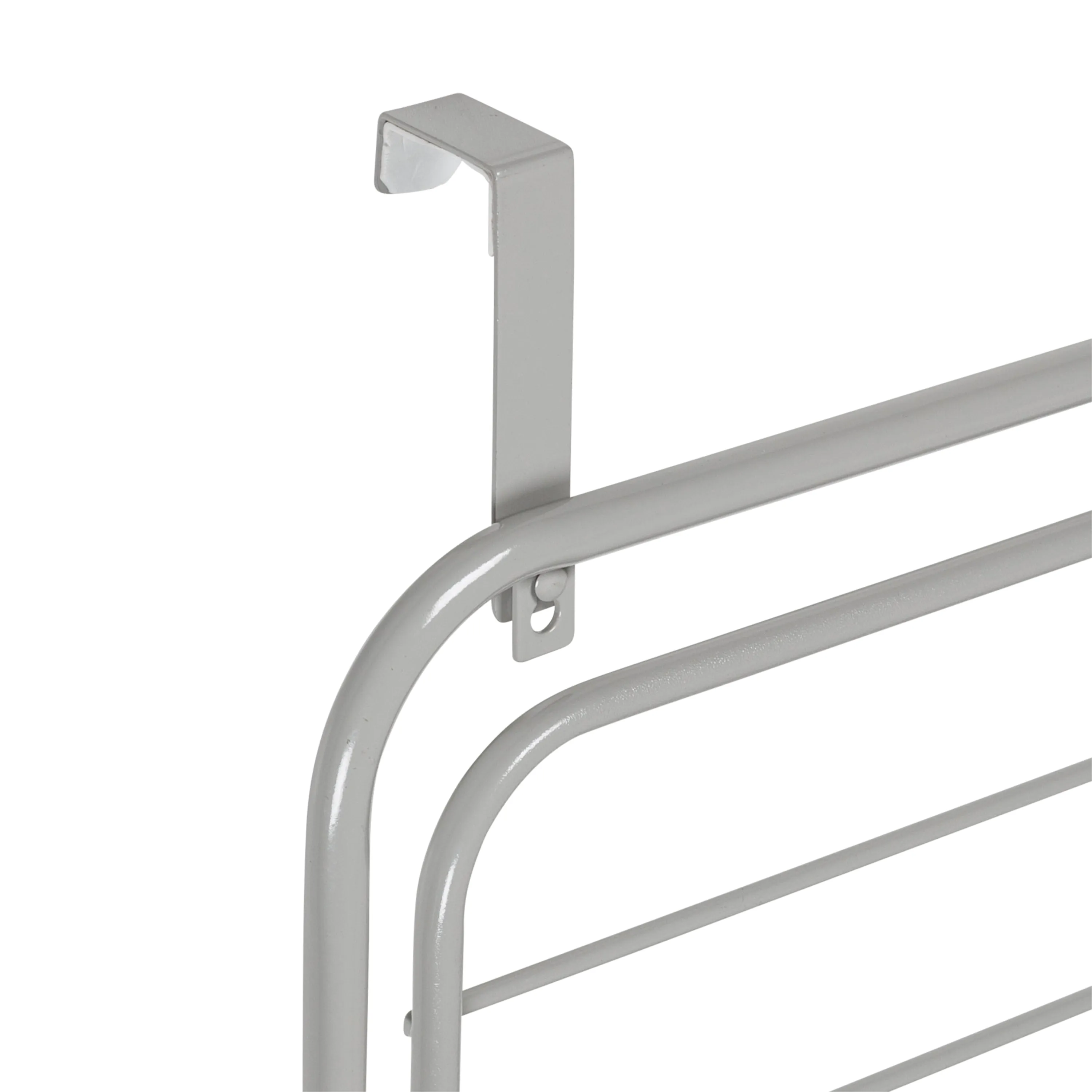 Gray Over-the-Door or Wall Mount Folding Drying Rack