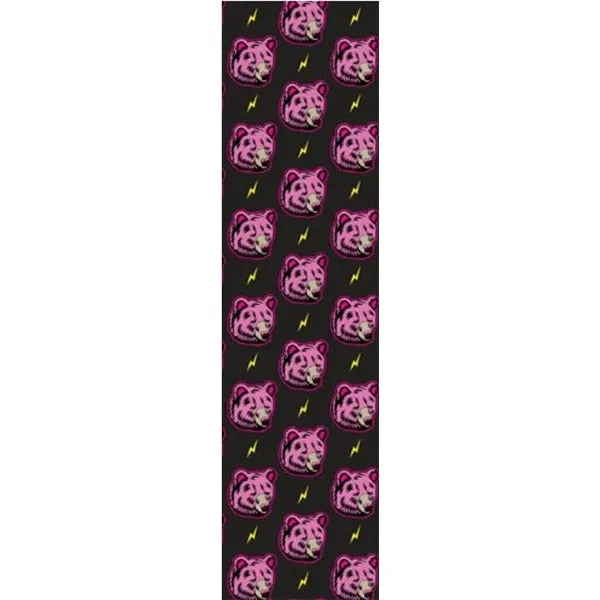 Grizzly High Voltage Single Sheet Griptape - 9"x33" Pink