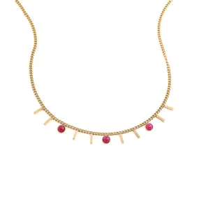 Helio Necklace in Scarlet