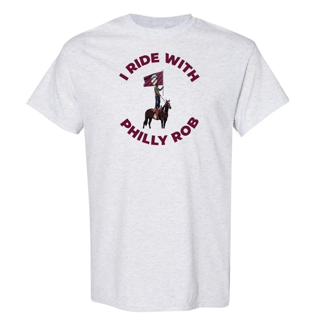 I Ride With Philly Rob Ash T-Shirt | Philadelphia Baseball