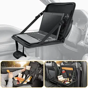 ITEM# 0046   3 in 1 Steering Wheel Eating Tray, Car Back Seat Laptop Desk, Multifunctional Car Office Bag, Car Work Table for Writing, Car Organizer for Kids, Commuters, Family (Watch Video)