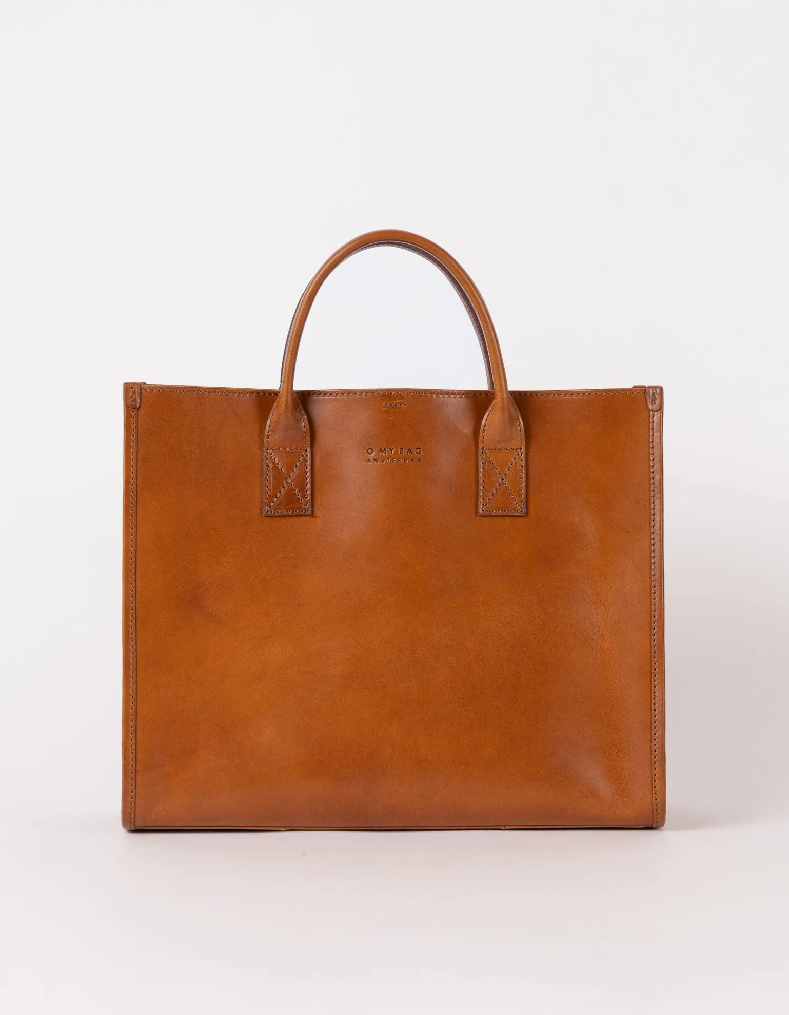 Jackie Classic Leather Bag Cognac Brown