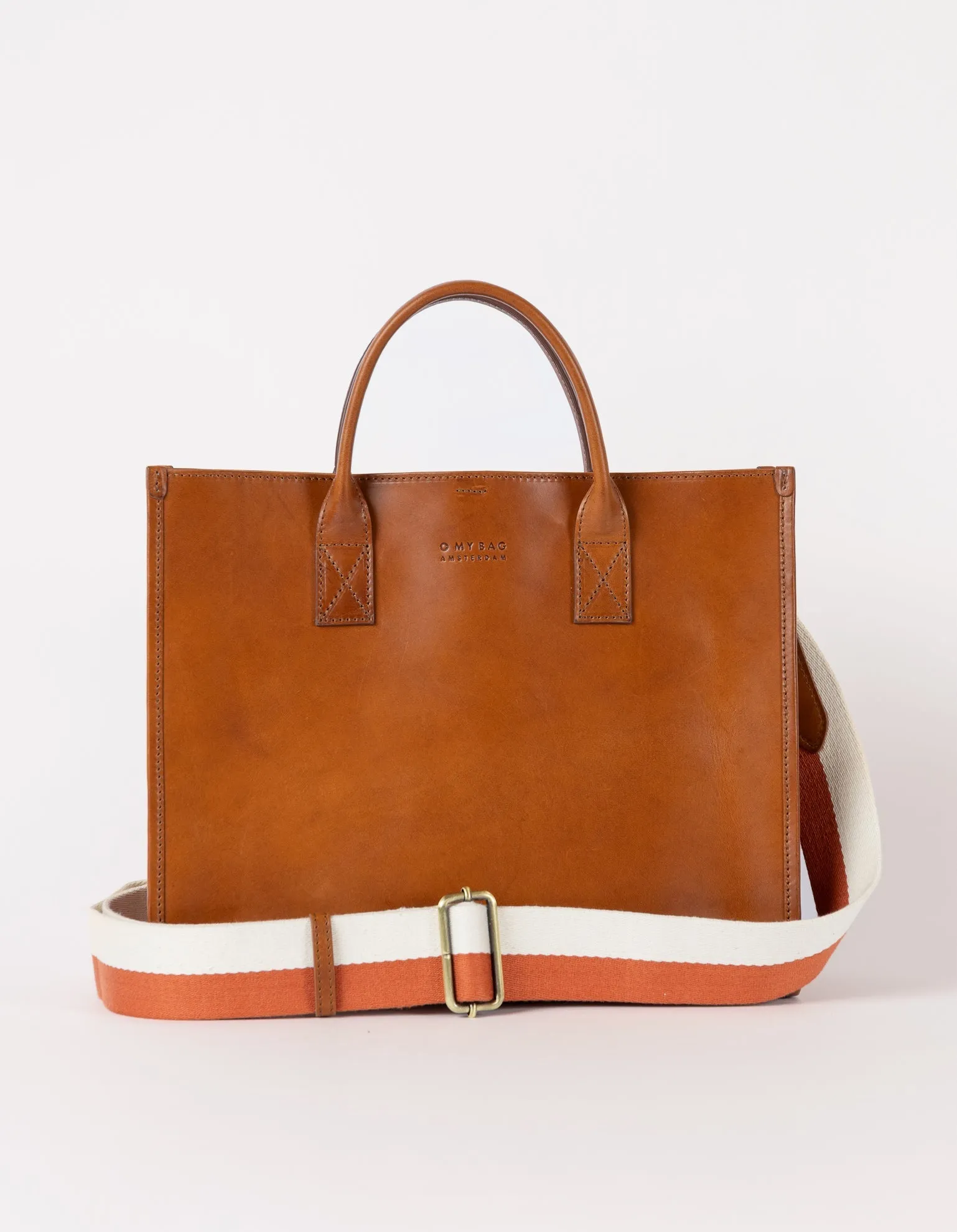 Jackie Classic Leather Bag Cognac Brown