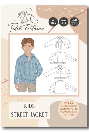 Kids Street Jacket Sewing Pattern