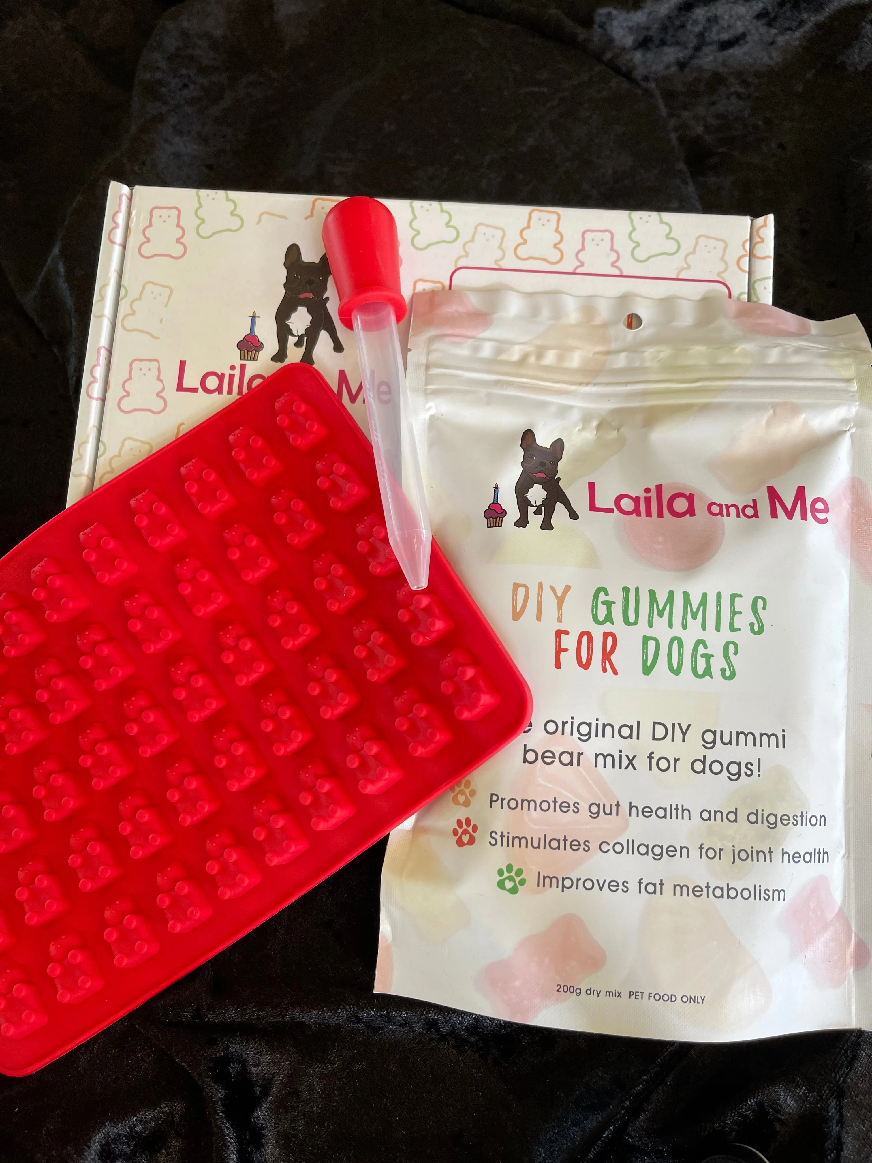 Laila & Me  DIY gummy bear mix kit for dogs