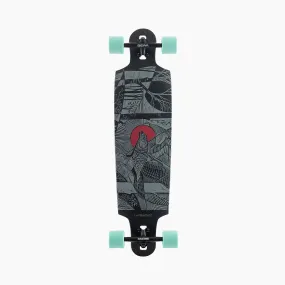 Landyachtz Drop Cat 38 Seeker Complete Longboard - Black