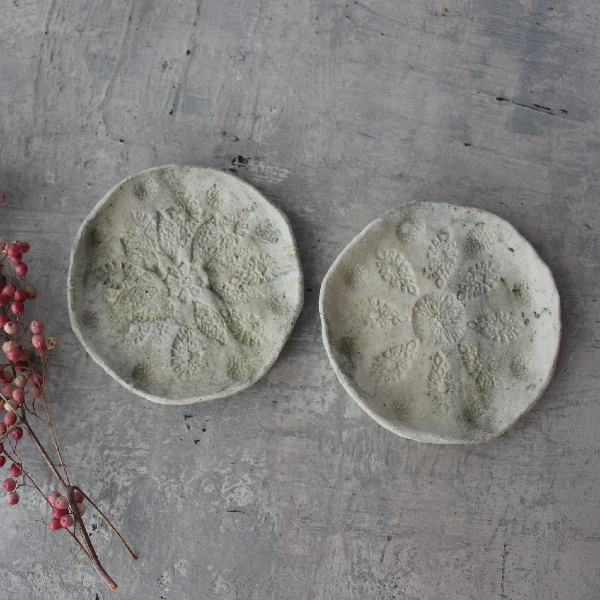 Little Ceramic Trays Marbled