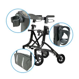 Maverick Carbon Fiber Rollator Walker