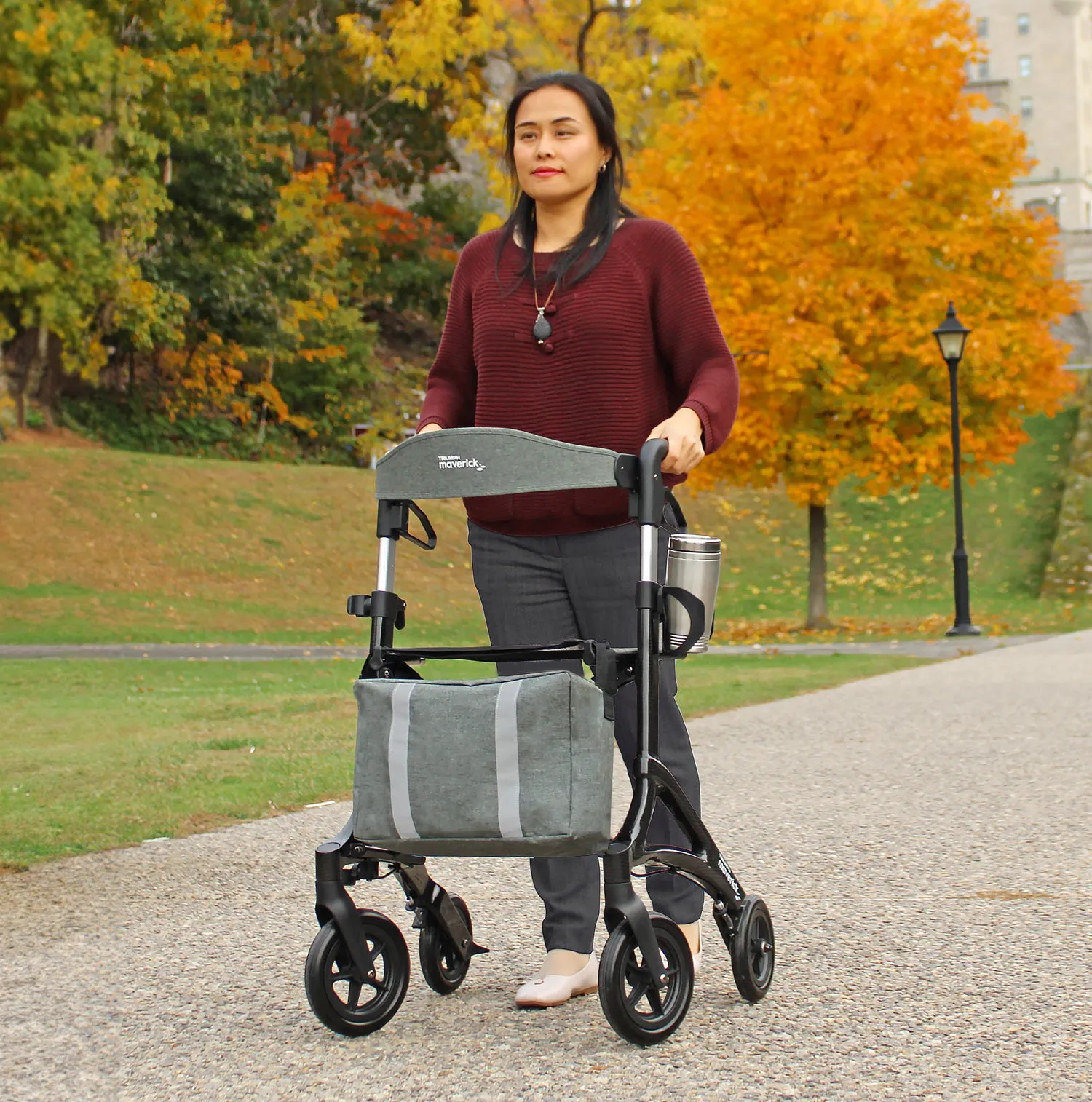 Maverick Carbon Fiber Rollator Walker