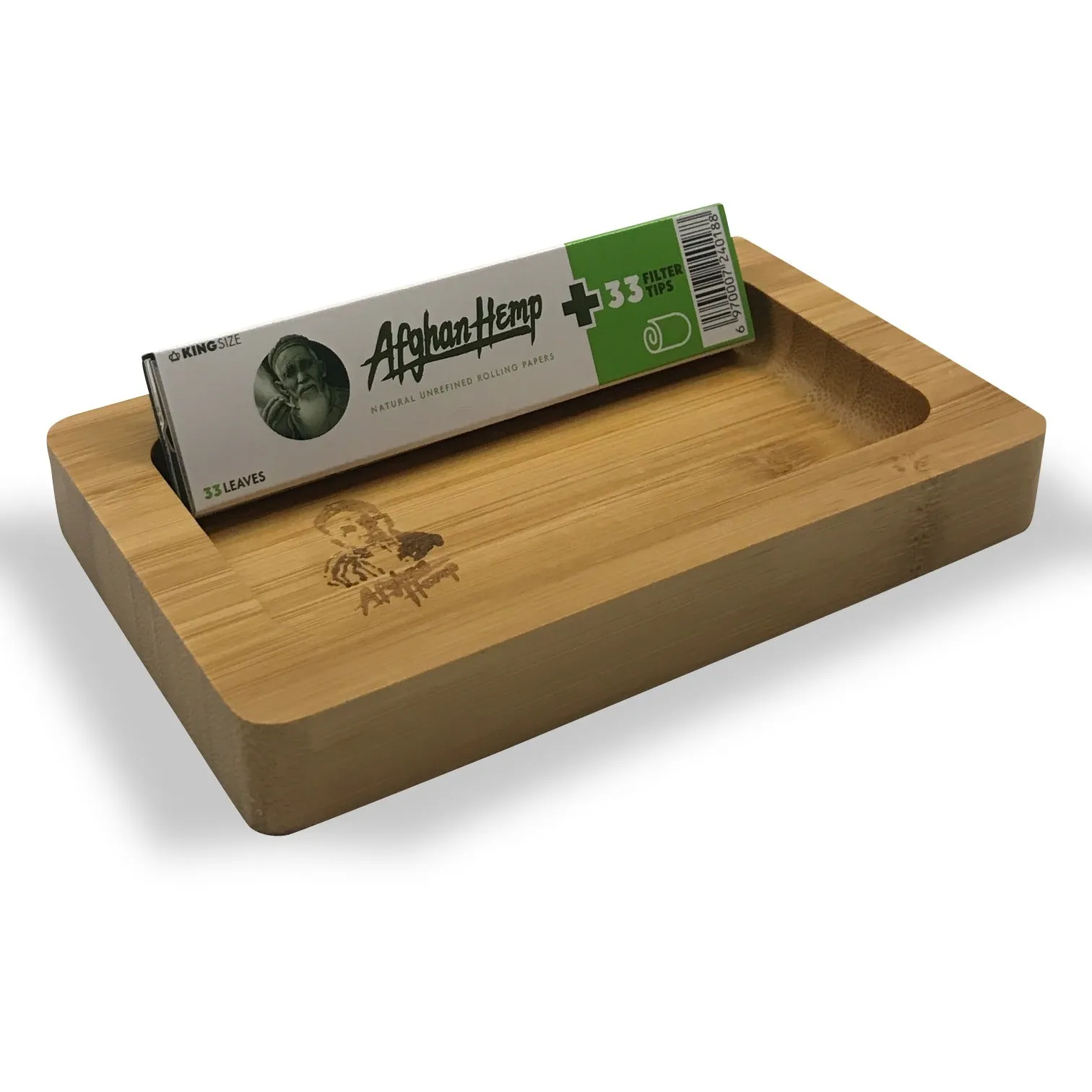 Never Lose A Crumb Of Bud With The Afghan Hemp Wooden Rolling Tray