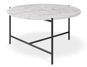 Nexus Marble Coffee Table - White Carrara