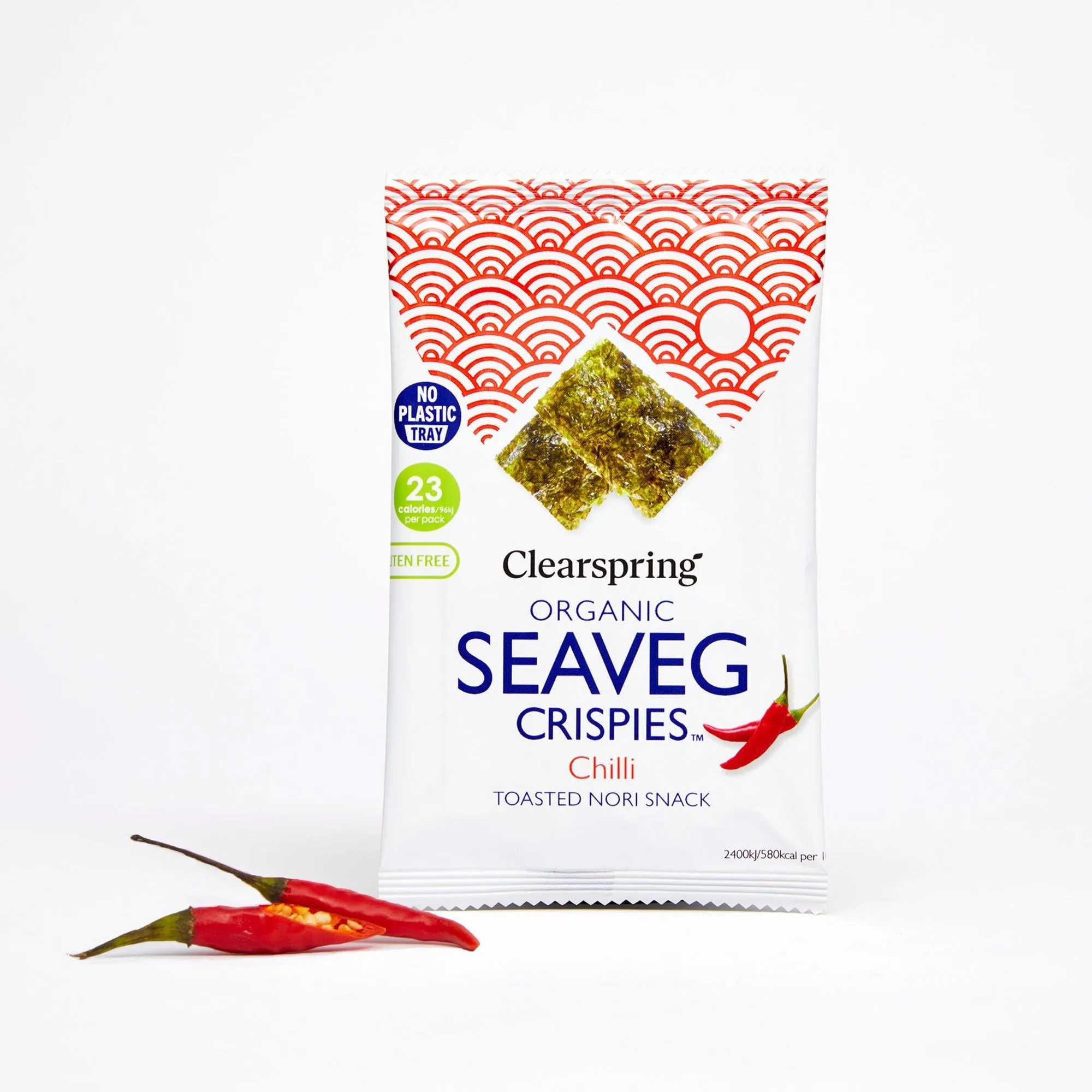 Organic Seaveg Crispies - Chilli (Crispy Seaweed Thins)