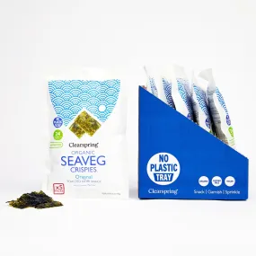 Organic Seaveg Crispies Multipack - Original (Crispy Seaweed Thins) (6 Pack)