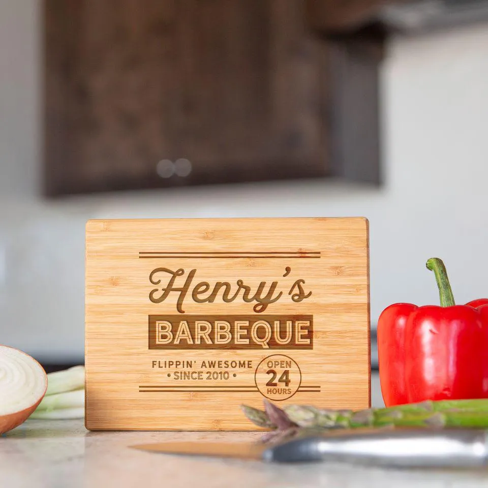 Personalized BBQ Cutting Board