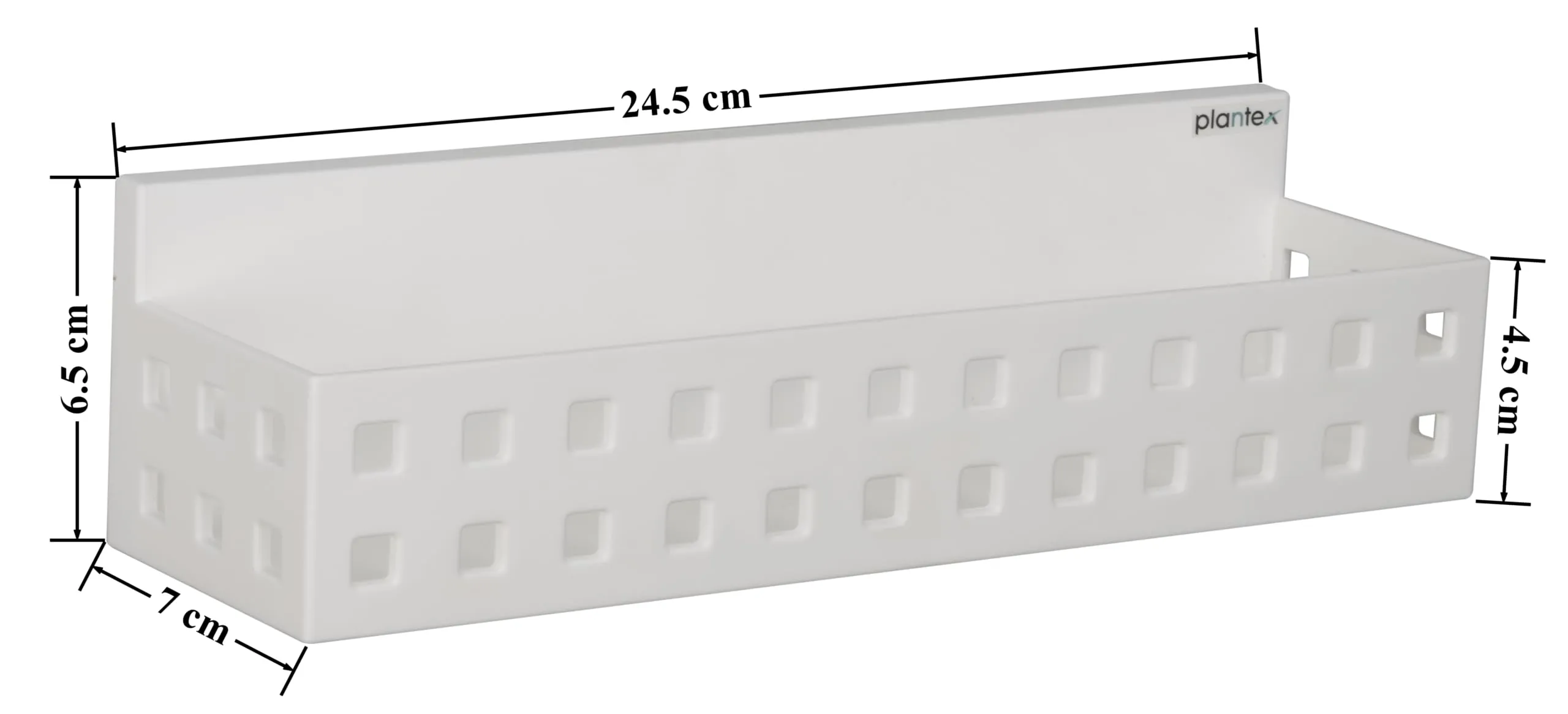 Plantex Bathroom Organiser Storage Magnetic Spice Shelf for Fridge - Fridge Side Storage Rack and Fridge Door Organizer - Shelf for Refrigerator